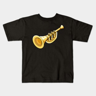 Trumpet Player Kids T-Shirt